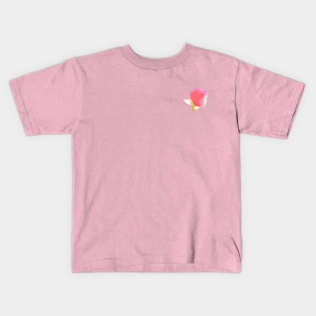 Painted Rose Kids T-Shirt by corey_albrecht